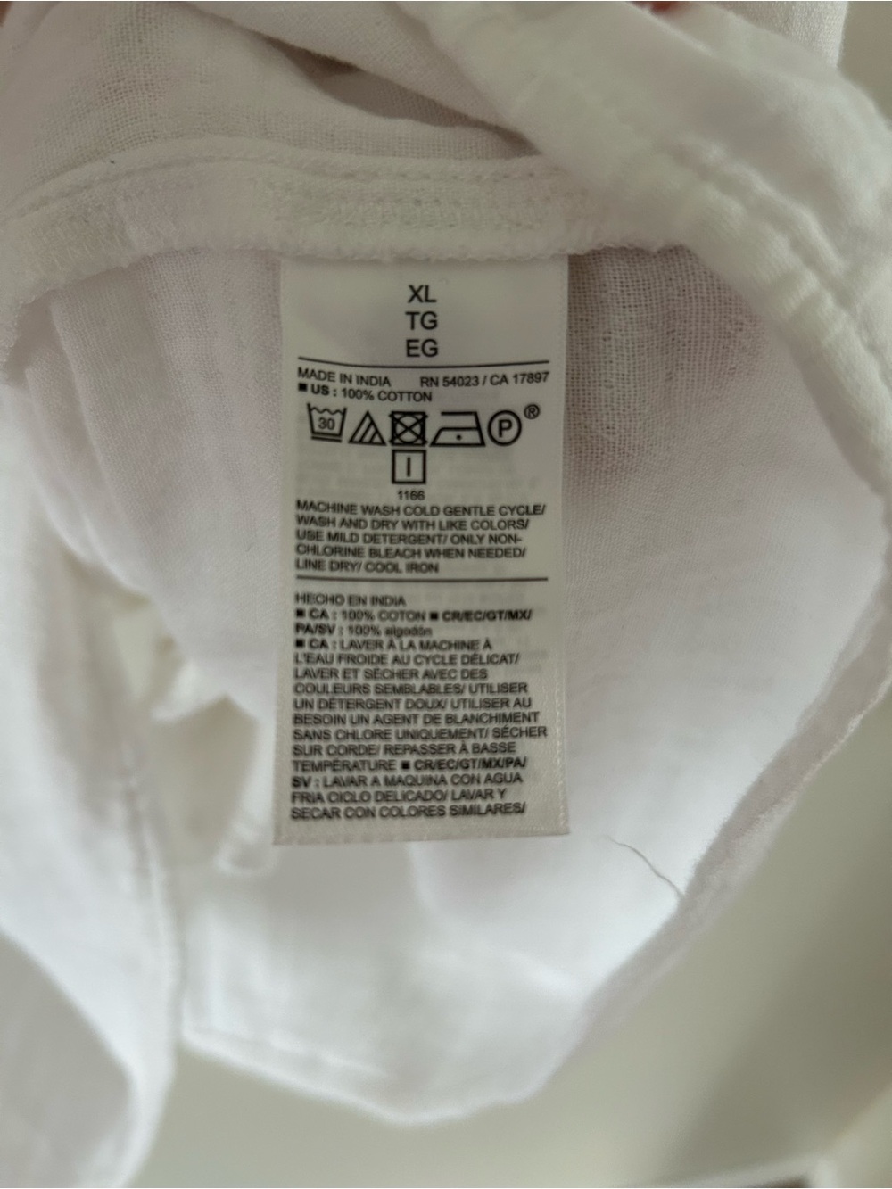 Old Navy White Ruffle-Trim V-Neck Dress - Picture 5 of 5